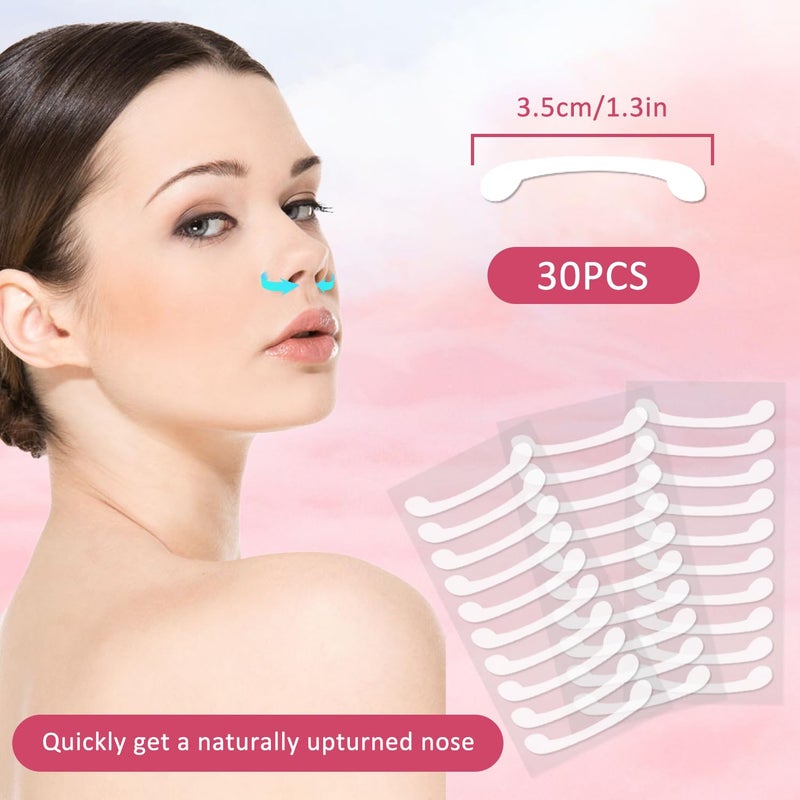 EKIND 30PCS Invisible Nose Strips,Breathable Matte Patches with Tweezers for Refined Contour - Image 2
